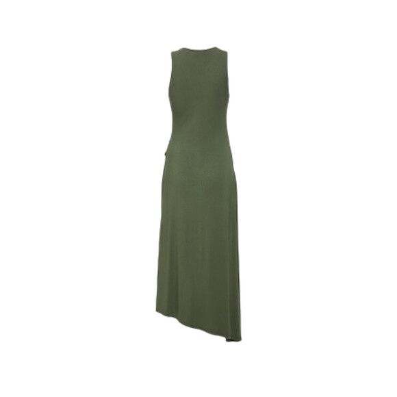 Tart Collections Women Faux Wrap Asymmetrical Maxi Dress Green Size Small - Picture 3 of 16